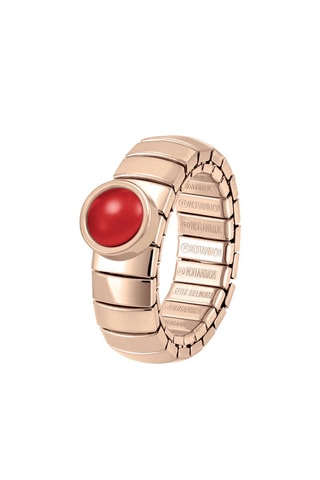 Bague Lotus Corail