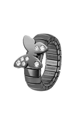 Bague Butterfly - Gris et blanc