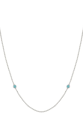 Collier Bella - Argent et cristaux
