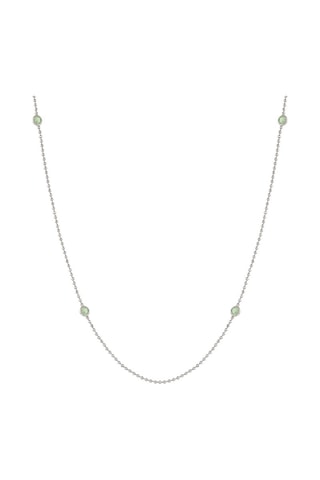 Collier Bella - Argent et cristaux
