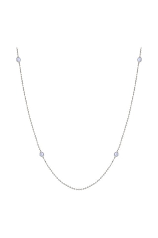 Collier Bella - Argent et cristaux