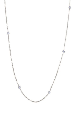 Collier Bella - Argent et cristaux