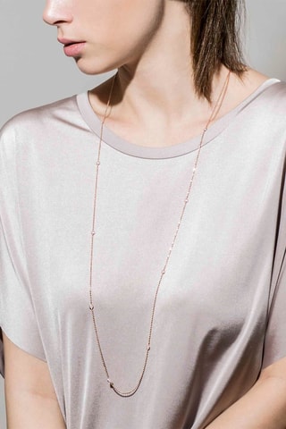Collier Bella - Argent et cristaux
