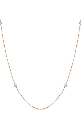 Collier Bella - Argent et cristaux