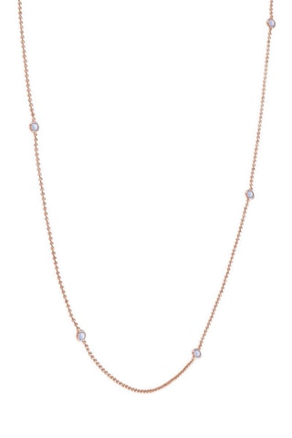 Collier Bella - Argent et cristaux
