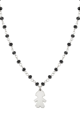 Collier Mon amour Argent et cristal véritable