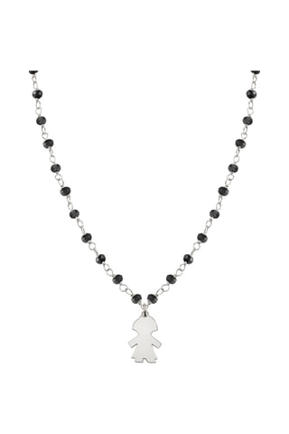 Collier Mon amour Argent et cristal véritable