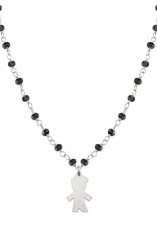 Collier Mon amour Argent et cristal véritable