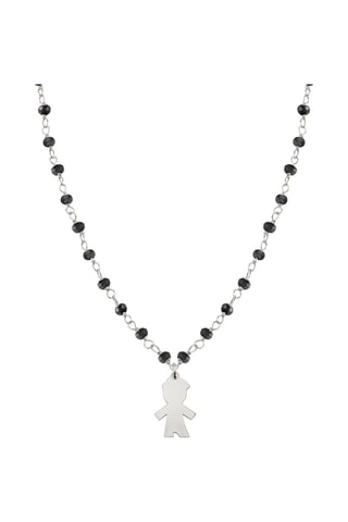 Collier Mon amour Argent et cristal véritable