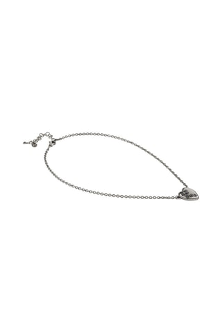 Collier Rock in Love Argenté et bleu