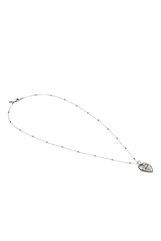 Collier Rock in Love Argenté
