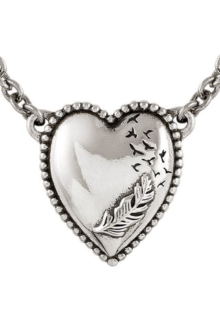 Collier Rock in Love Argenté