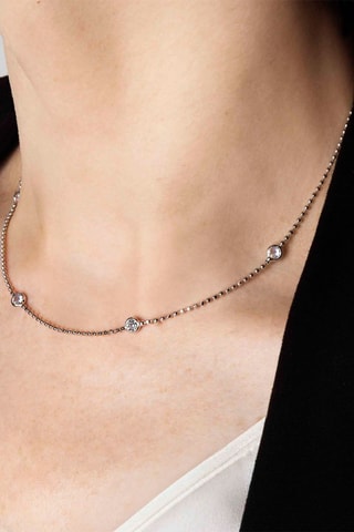 Collier Op-New Bella ed.Bloom - Argent