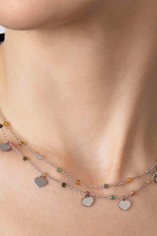 Collier multirangs Op-Mon Amour - Argent
