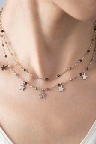 Collier multirangs Op-Mon Amour - Argent