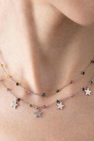 Collier multirangs Op-Mon Amour - Argent