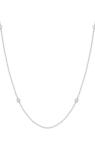 Collier Bella - Argent et cristaux
