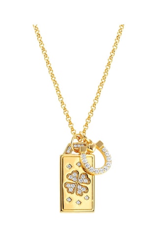 Collier Talismani - Argent plaqué or jaune