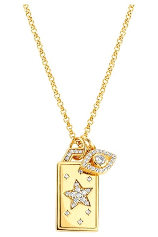Collier Talismani - Argent plaqué or jaune