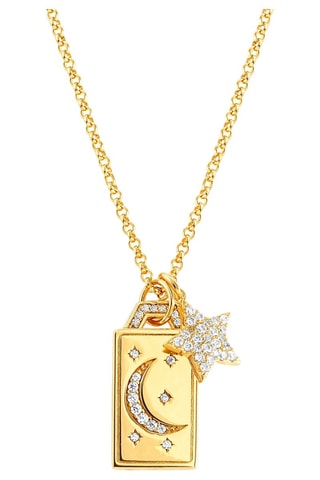 Collier Talismani - Argent plaqué or jaune