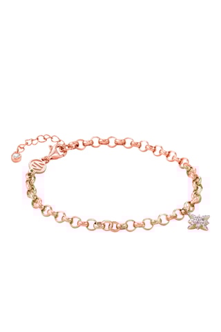 Bracelet Sweet Rock et Romance - Argent plaqué or rose