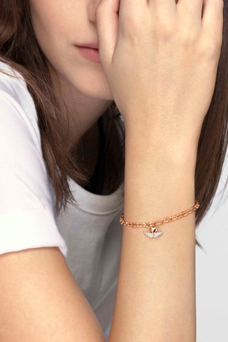 Bracelet Sweet Rock et Romance - Argent plaqué or rose