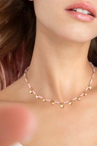 Collier Mon Amour - Argent plaqué or jaune