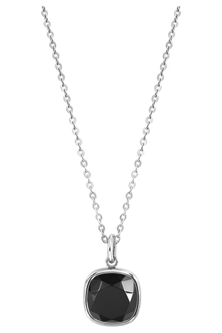 Collier Op-Chic - Argenté et noir
