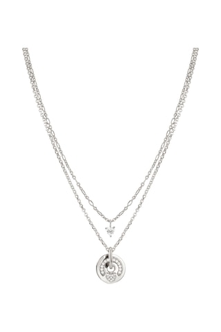 Collier multi-rang Sentimental - Argent