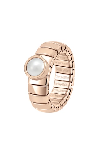 Bague Lotus - Plaqué or rose