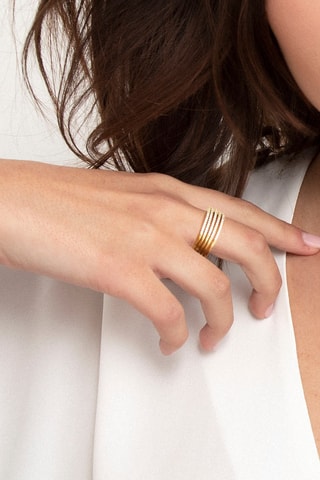Bague Lovelight - Argent plaqué or jaune