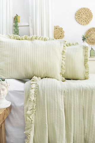 Conjunto de colcha - Verde
