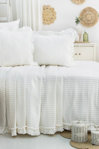 Conjunto de colcha - Creme