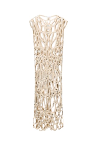 Robe midi - Beige