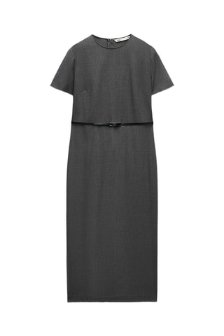 Robe droite - Gris foncé