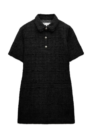 Robe en tweed - Noir