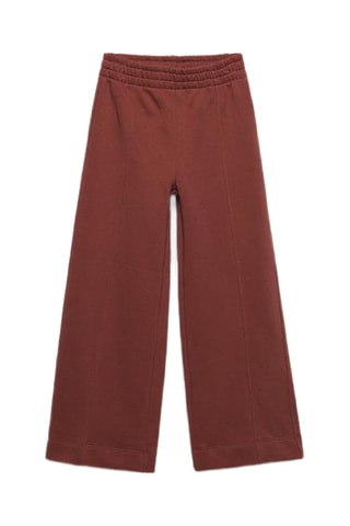 Pantalon wide legs - Rouge brique
