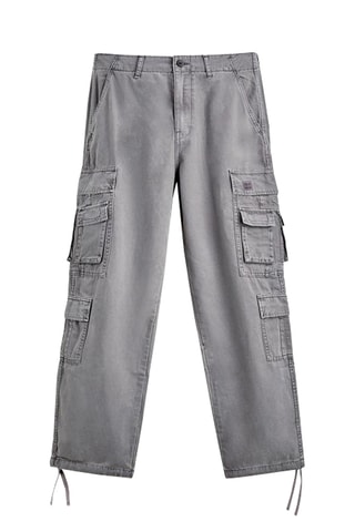 Pantalon cargo - Gris
