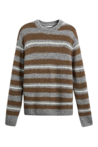 Pull en laine et alpaga - Gris