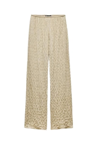 Pantalon large - Beige