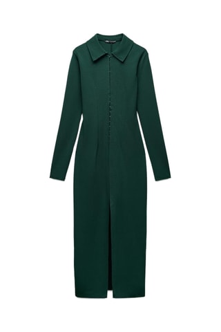 Robe chemise - Vert foncé
