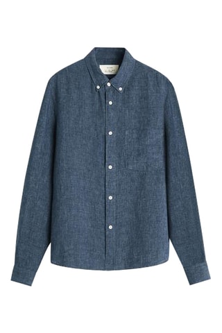 Chemise en lin - Indigo