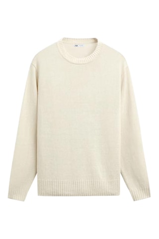 Pull en lin - Ecru