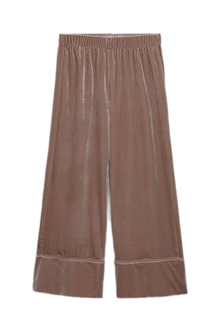 Pantalon de pyjama en velours - Vieux rose