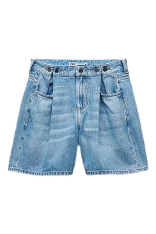 Short en jean - Bleu