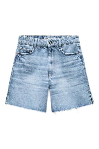 Short en jean - Bleu