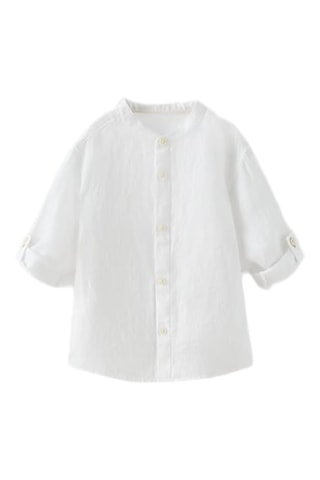 Chemise en lin - Blanc