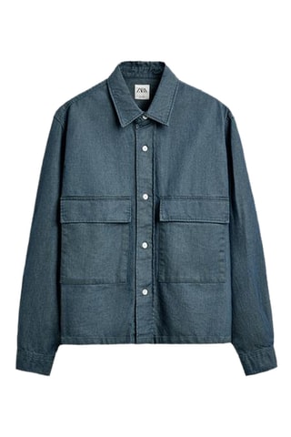 Chemise en jean - Bleu marine