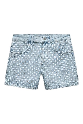 Short en jean - Bleu