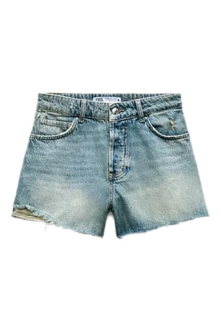 Short en jean - Bleu